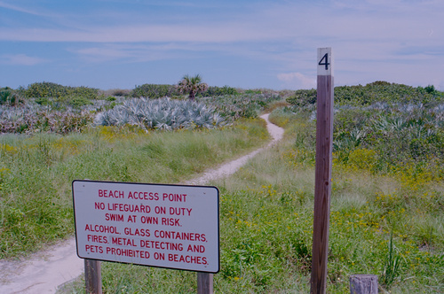 Beach Sign